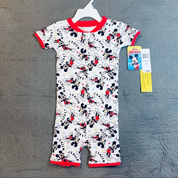 Disney One Pieces Nwt Disney Toddler Boys Mickey Mouse Romper